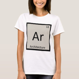Ar - Arkitektur Kemi Periodiska Systemets Symbol Tee