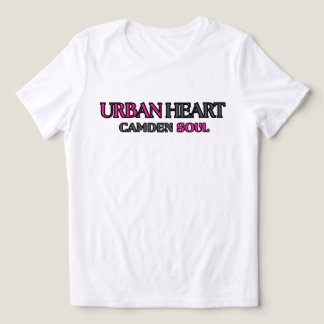 ÄR ÄRLIGT CENTERVILLE URBAN HEART Vit Damtröja T Shirt