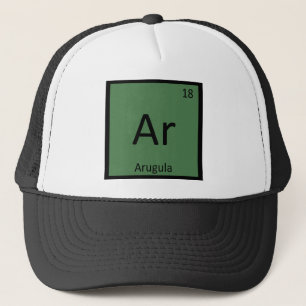 Ar - Arugula Vegetable Chemistry Periodic Bord Keps