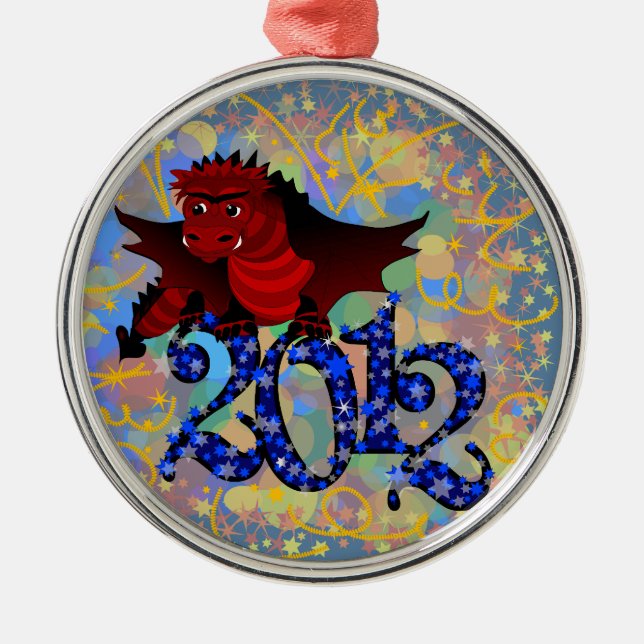 År av draken, 2012 julgransprydnad metall (Framsidan)