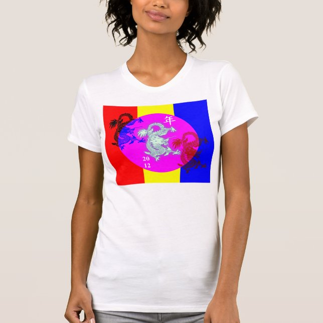 År av draken 2012 tee shirt (Framsida)