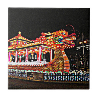 År av draken i San Francisco Kakelplatta