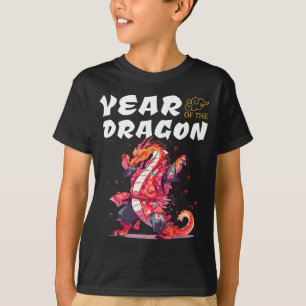 År av drakens roliga drakar kinesiska zodiak Si T Shirt