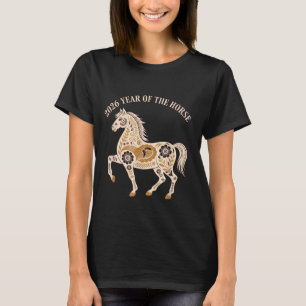 År av eldhästen 2026 Festivalt kinesiskt nyår T Shirt