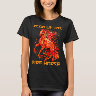 År Av Eldhästen Glad Kinesiskt Lunärt Nytt År T Shirt