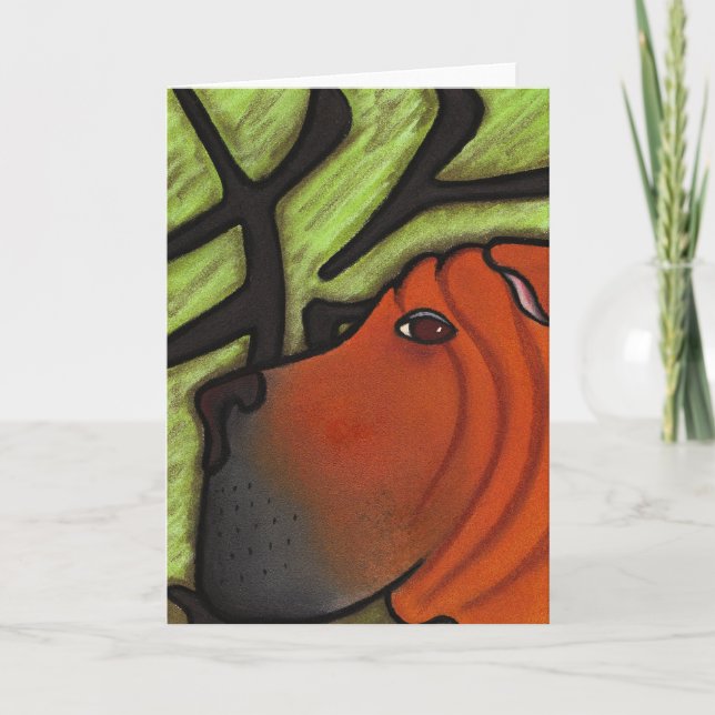 År av hunden helgkort (Framsida)