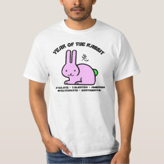 År av kaninT-tröjakännetecknen T-shirt
