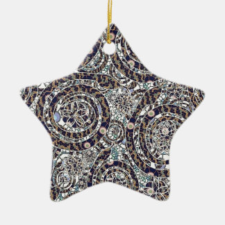 år av ormen julgransprydnad keramik