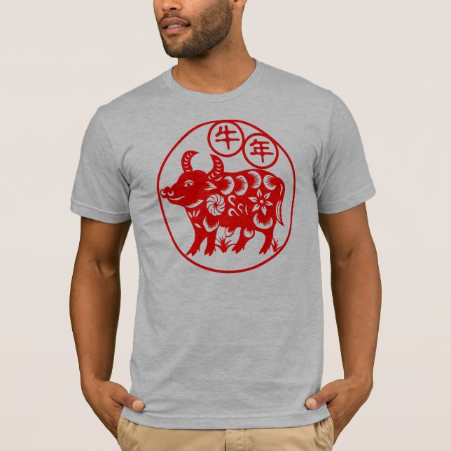 År av oxen tee shirt (Framsida)