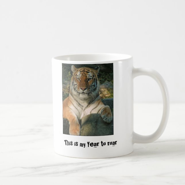 År av tigermuggen kaffemugg (Höger)
