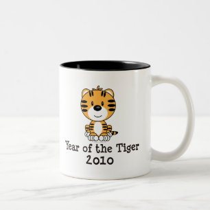 År av tigermuggen Två-Tonad mugg
