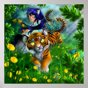 År av tigern poster
