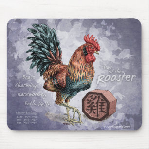 År av tuppen Mousepad Musmatta