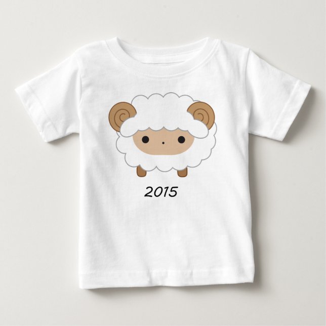 År av ungeskjortan för får 2015 t shirt (Framsida)