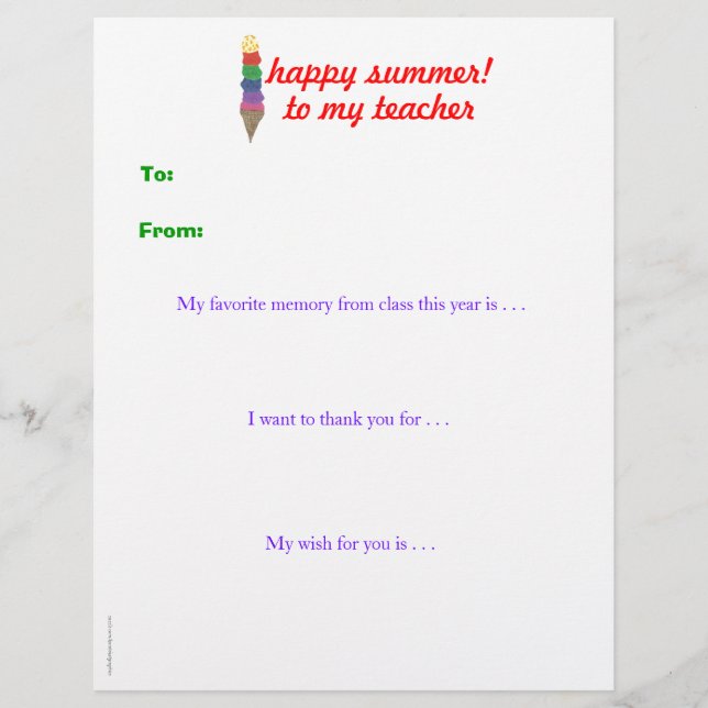 År-avsluta personliglärare tackar dig - glass (Framsida)