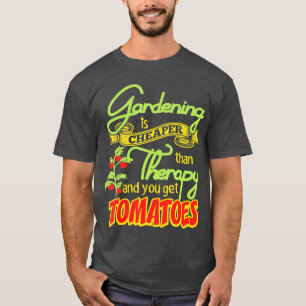 är billigare än terapi du får tomater t shirt