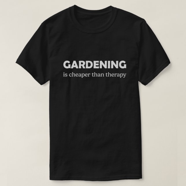  är billigare än terapi t shirt (Design framsida)