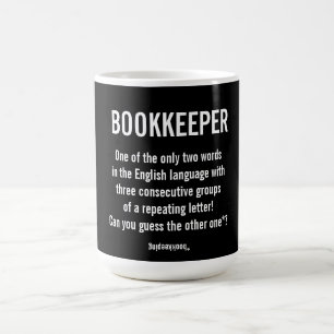 "Är bokhållaren ett unikt ord ", Kaffemugg