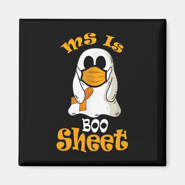Är Boo Lakan Ghost i Mask Många Sclerosis Awar Magnet (Framsidan)