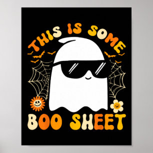 Är Boo Lakan Halloween Ghost Funny Coola Manar W Poster