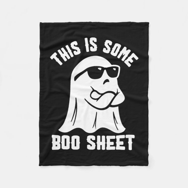 Är Boo Lakan Halloween Ghost Funny Costume? Fleecefilt (Framsidan)
