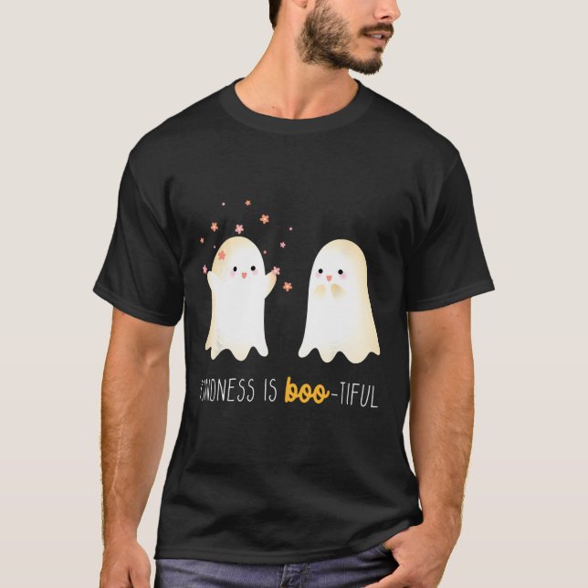 Är Boo Tiful Lacher Cute Ghost Halloween T Shirt (Framsida)