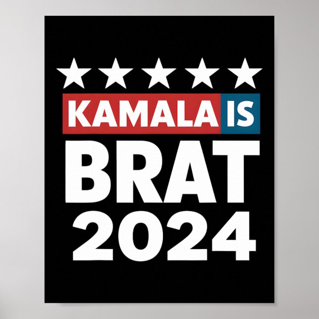 Är Brat Funny citerar Feminist Women Girl Manar Poster (Framsidan)