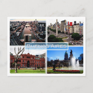 AR Buenos Aires - Centrala finanscentret - Vykort