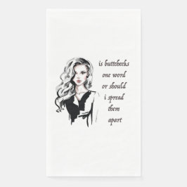 Är Buttcheeks en ord Pappersservett