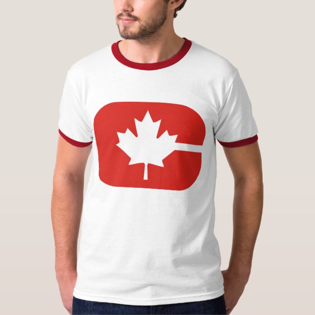 "Är C" för Kanada T-shirt (Framsida)