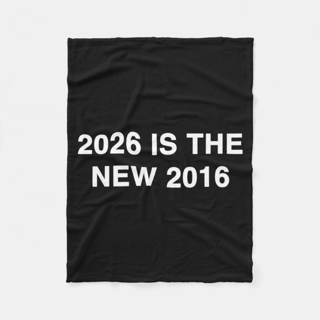 Är Cool 2016 Present Stor Text Gen Fleecefilt (Framsidan)