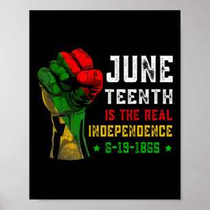 Är den verkliga självständighetsdagen 1865 Freedom Poster