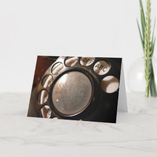 "Är denna din operatör som talar… ", Kort