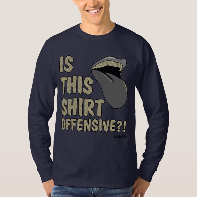 Är denna offensiv t shirt (Framsida)