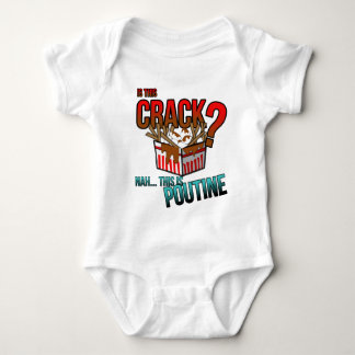 Är denna spricka? Nah är det poutinen! Tee