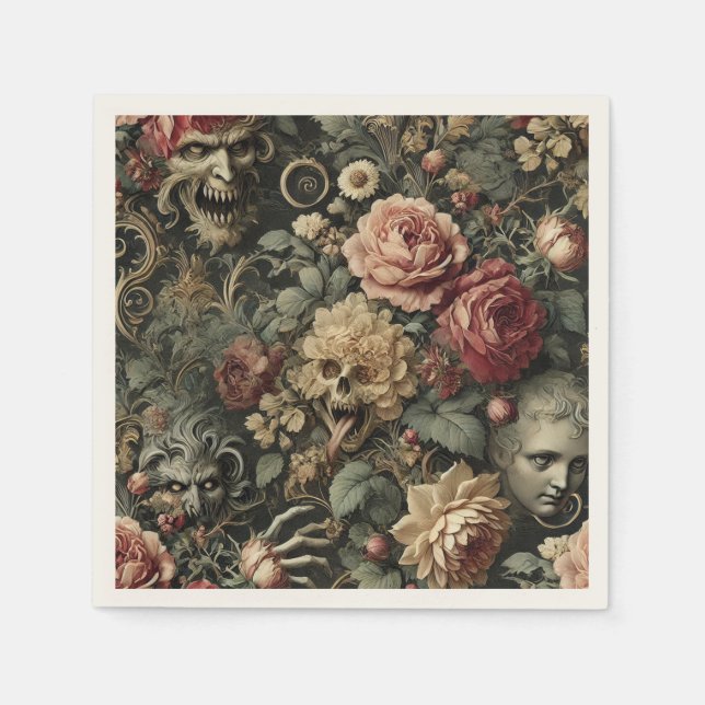 Är det allt som finns - gotiic Victorian? Pappersservett (Framsidan)