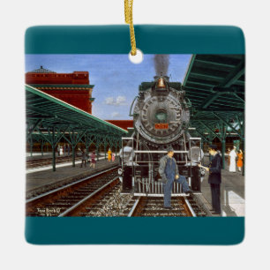 "ÄR DET CHATTANOOGA CHOO CHOO®” av Tom Rock Julgransprydnad Keramik