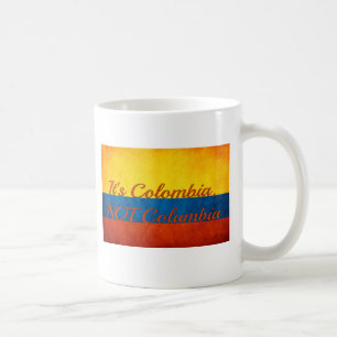 "Är det Colombia, inte Columbia ", Kaffemugg