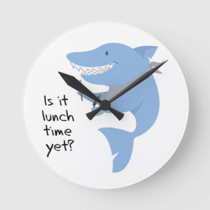 Är det dags än? rund klocka