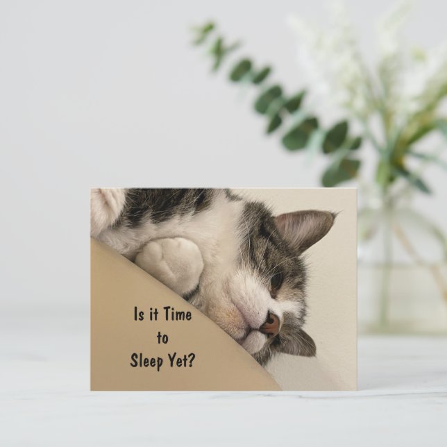 Är det dags att spara vykort? vykort (Stående Fram)