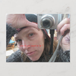 Är det du vill vara? vykort