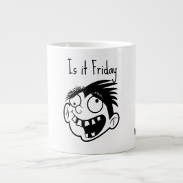 Är det fredag  jumbo mugg