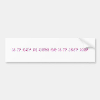 ÄR DET GLATT IN HÄR, ELLER ÄR DET PRECIS MIG? BILDEKAL