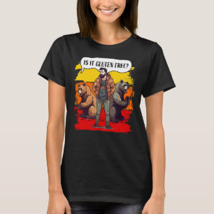 Är det Gluten Free Shirt Funny Bear Gluten Intoler T