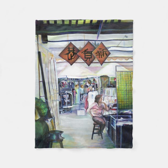 Är det här Dragon som Komar med Hjul? Fleecefilt (Framsidan)