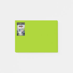 Är det här Dragon som komar med Hjul? Post-it Block