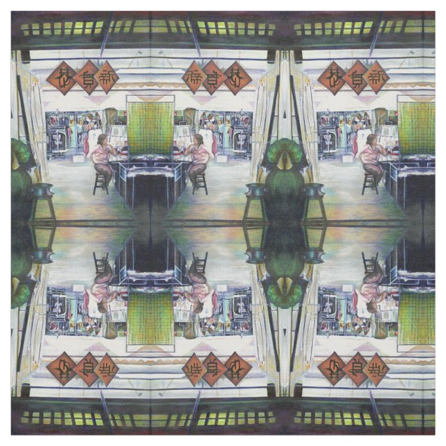 Är det här Dragon som Komar med Hjul? Tyg (Provkarta)