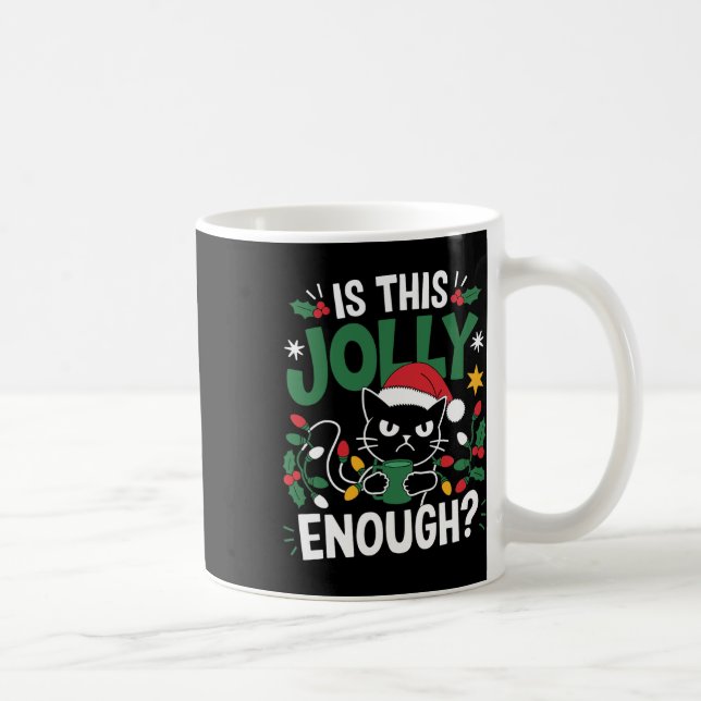 Är det här God jul tre i Black Cat? Kaffemugg (Höger)