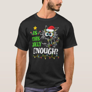 Är det här God jul tre i Black Cat? T Shirt