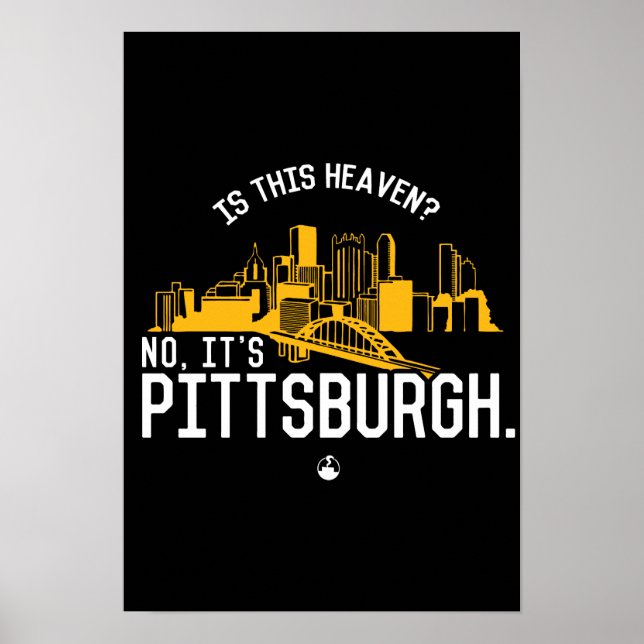Är det här himlen? Nej, det är Pittsburgh. Poster (Framsidan)